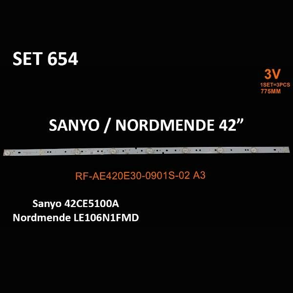 SET-0654 AL Led Backlight-SET - Class