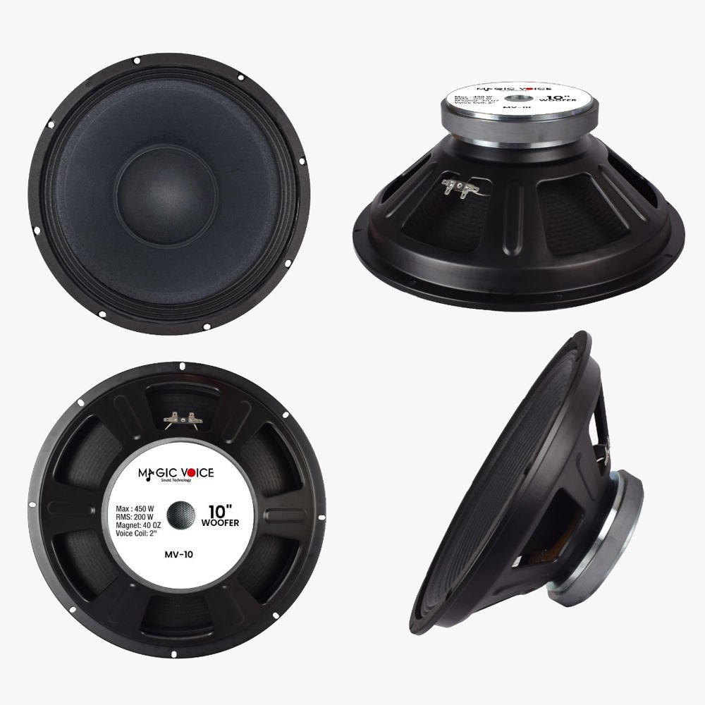 MAGİCVOİCE MV-10 MAX 450W / RMS 200 WATT 10 WOOFER YEDEK HOPARLÖR