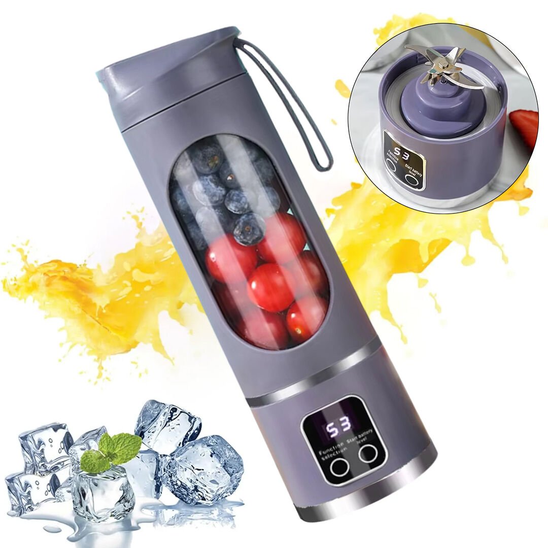 POWERMASTER PM-25965 TAŞINABİLİR DİJİTAL EKRANLI MOR MEYVE SIKACAĞI