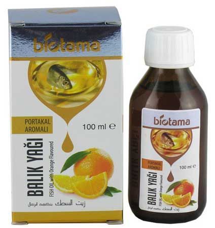 Biotama Balık Yağı Portakallı Şurup 100 ml