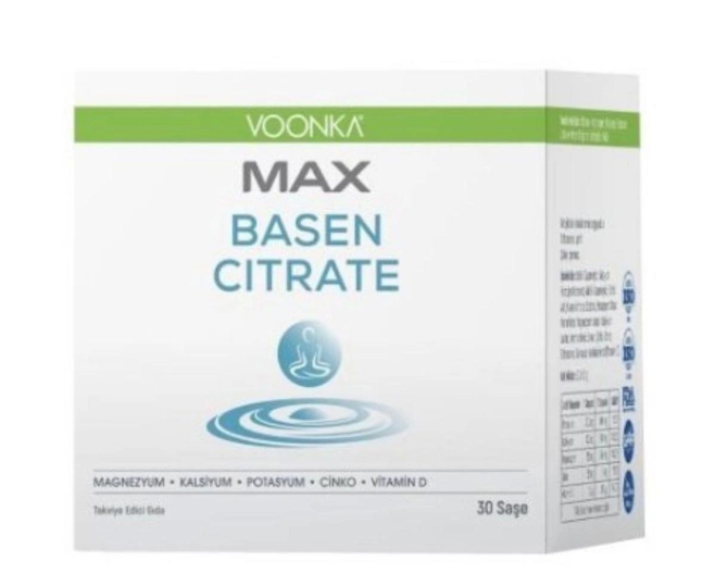 Voonka Max Basen Citrate 30 Saşe