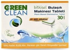 Green Clean Vegan Bulaşık Makinesı Tableti 30lu