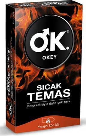 Okey Sıcak Temas Prezervatif 10 lu