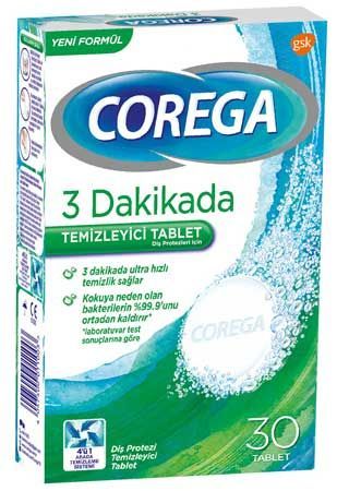 Corega Protez Temizleyici 30 Tablet