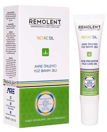 Remolent Netacsil Akne Yüz Bakım Jeli 15 ml