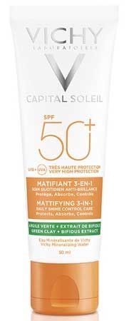 Vichy Capital Soleil SPF 50+ Matlaştırıcı Yüz Güneş Kremi 50 ml