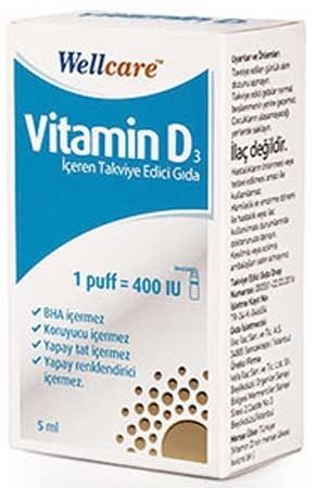 Wellcare Vitamin D3 400