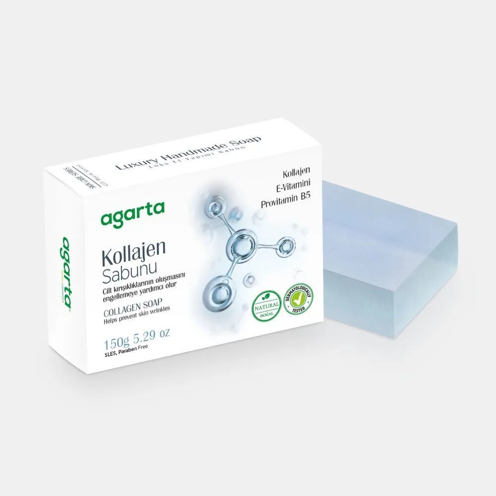 Agarta El Yapımı Doğal Sabun Collagen 150 GR