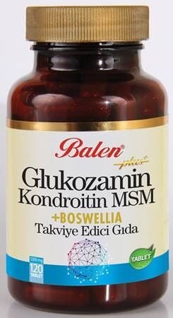 Balen Glukozamin Kondroitin Msm Boswelia 1200 mg 120 Tablet