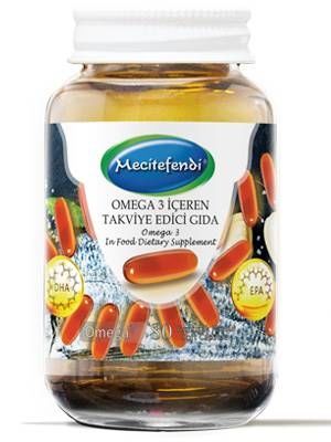 Mecitefendi Omega 3 İçeren Takviye Edici Gıda 80 tablet