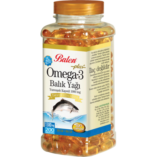 Balen Omega 3 Yumuşak 1380 mg 200 Kapsül