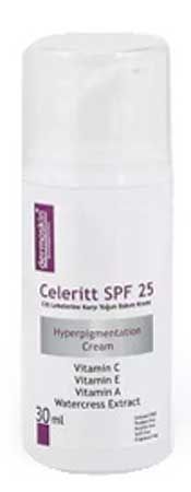 Dermoskin Celeritt SPF 25 Lekeli Ciltler için Yoğun Bakım Kremi 30 ml