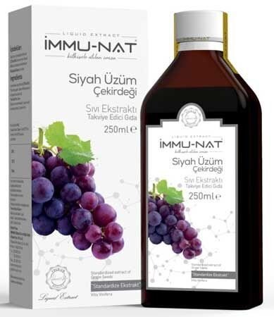 İmmunat Siyah Üzüm Çekirdeği Ekstraktı (Vitis Vinifera) 250 ml