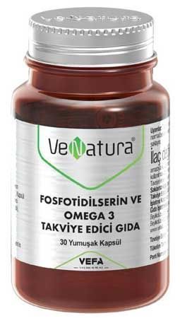 Venatura Fosfotidilserin ve Omega 3 30 Kapsül