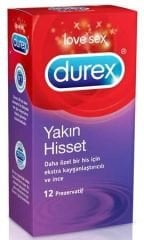 Durex Prezervatif 12li Yakın Hisset