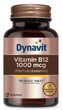 Dynavit Vitamin B12 1000 Mcg 100 Tablet