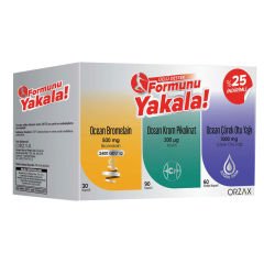 Ocean Formunu Yakala Kofre Set ( Bromelain-Krom-Çörek Otu)