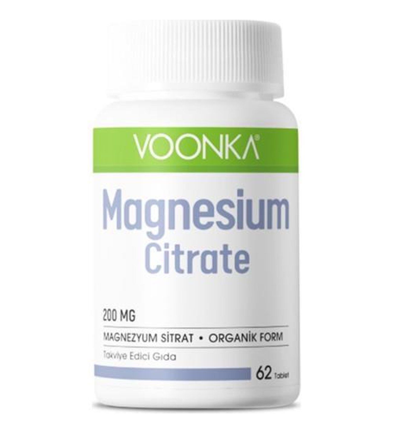 Voonka Magnesium Citrate 200 mg 62 Tablet