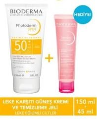 Bioderma Leke Karşıtı Güneş Koruyu + Temizleme Jeli Kofre