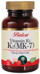 Balen Vitamin K2 (MK-7) ve D Vitamini İçeren Kapsül