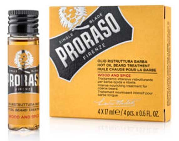 Proraso Sakal Bakım Yağı Sıcak Uygulama-Wood Spice 4x17 ml