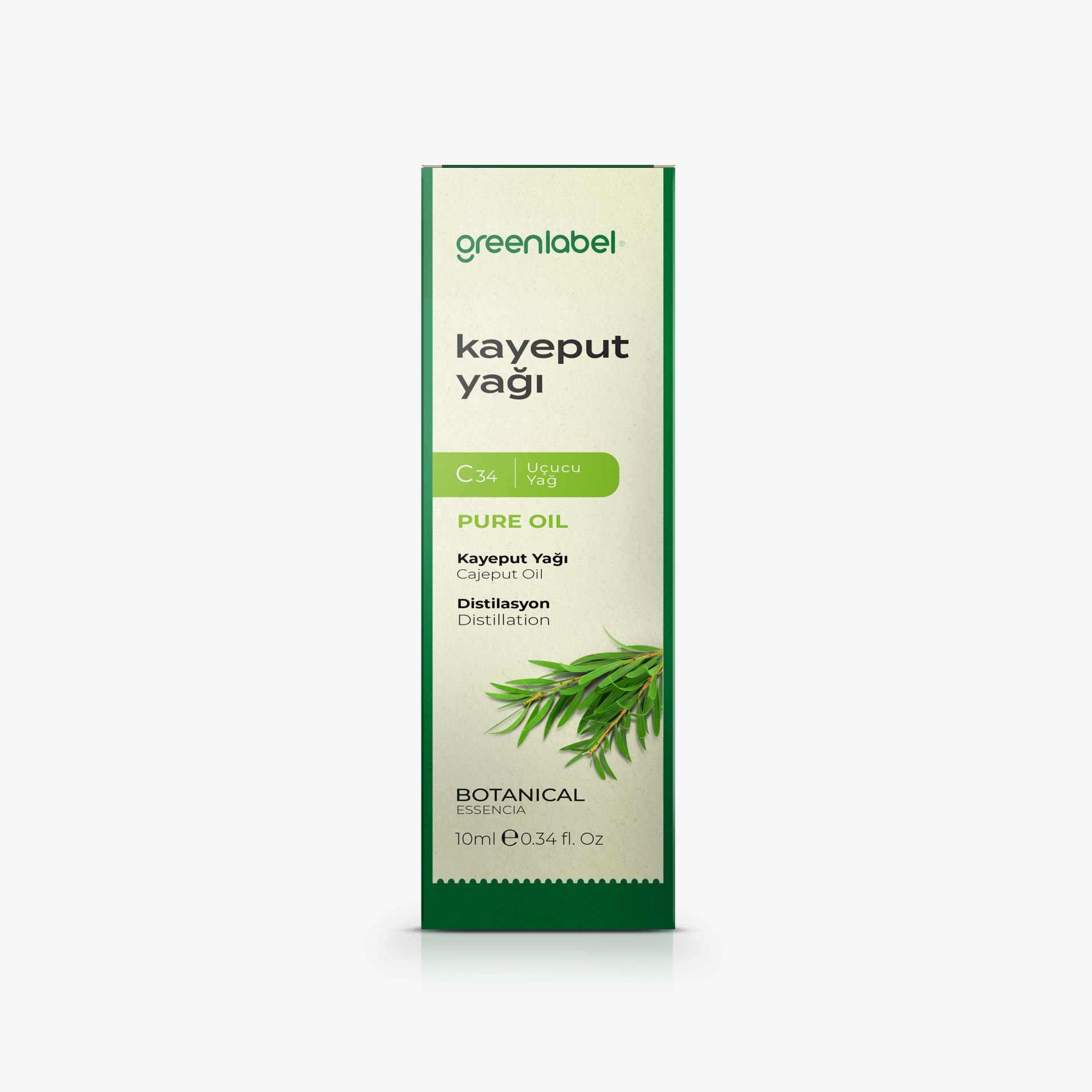 Greenlabel Kayeput Yağı  10 ml.