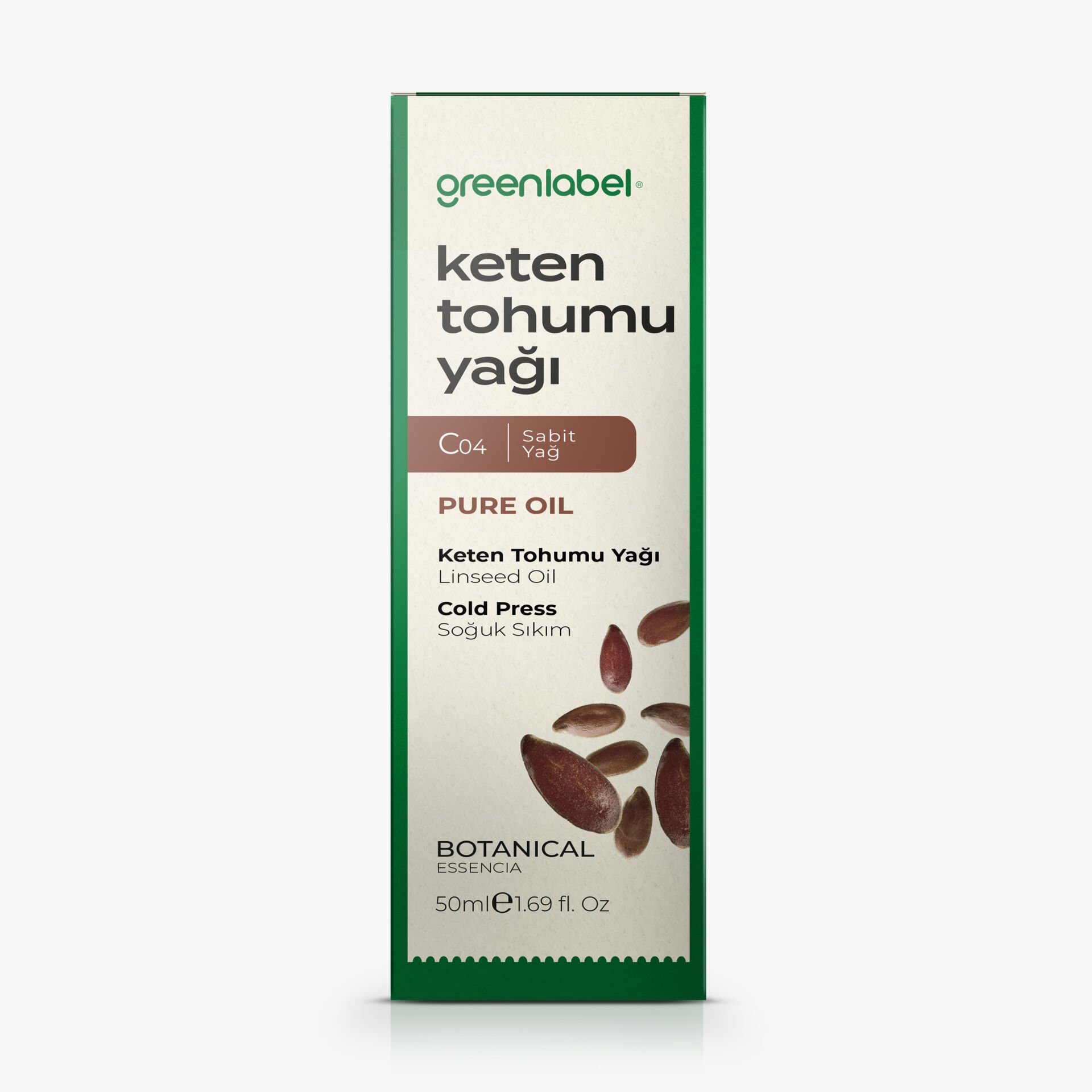 Greenlabel Keten Tohumu Yağı 50 ml.