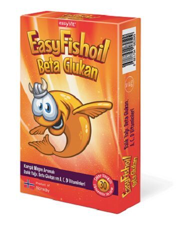 EasyFishoil Beta Glukan Çiğnenebilir 30 Jel Form