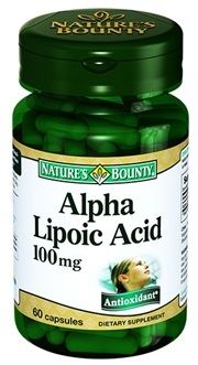 Nature's Bounty Alpha Lipoic Acid 100 mg 60 Kapsül