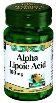 Nature's Bounty Alpha Lipoic Acid 100 mg 60 Kapsül