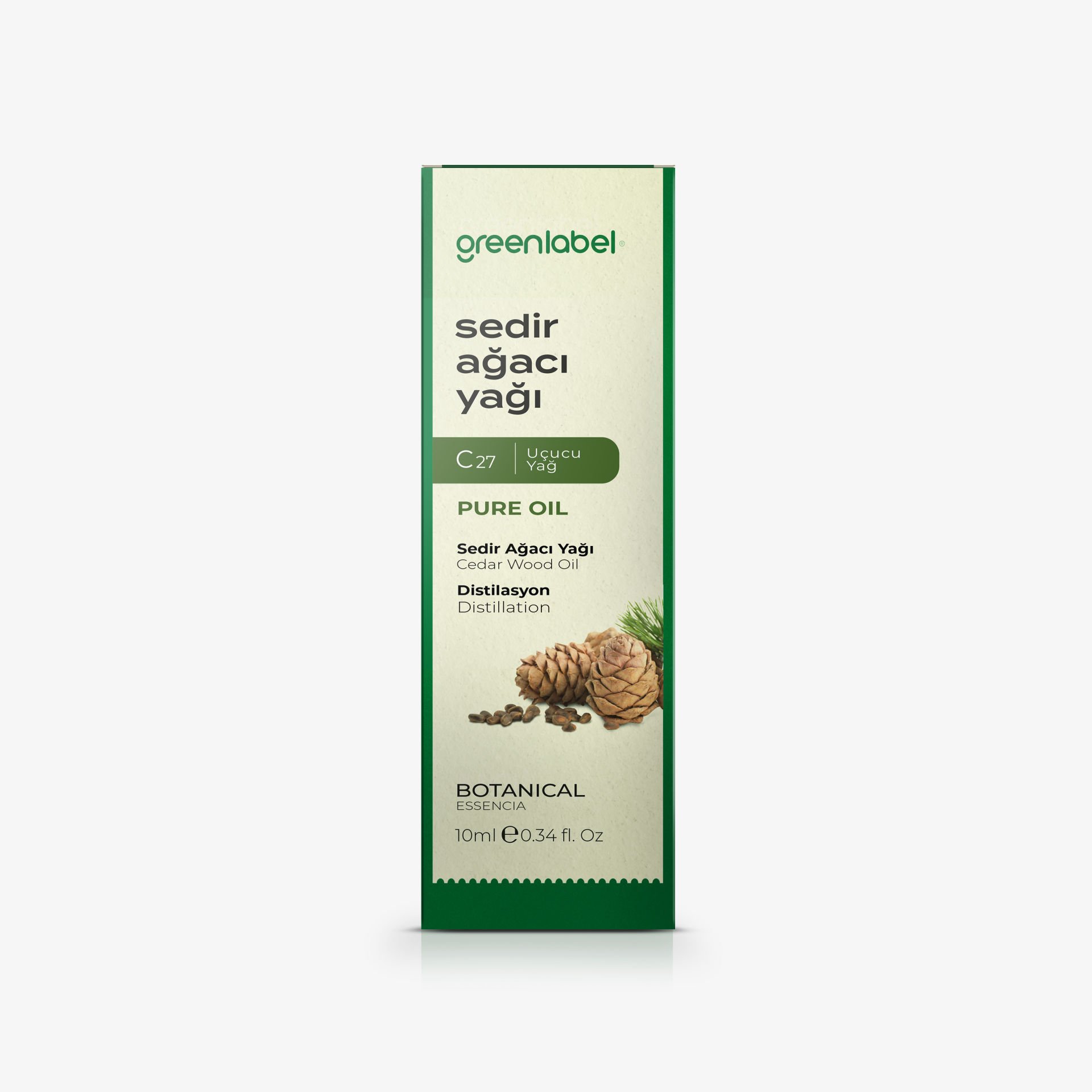 Greenlabel Sedir Ağacı Yağı 10 ml.