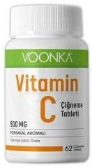 Voonka Vitamin C Çiğneme 62 Tablet