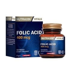 Nutraxin Folic Acid 400 mcg 100 Tablet