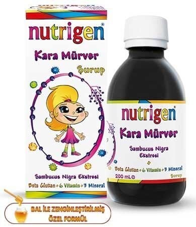 Nutrigen Kara Mürver Şurup 200 ml