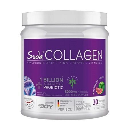 Suda Collagen + Probiyotik Karpuz Aromalı Takviye Edici Gıda 300 Gr