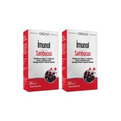 İmunol Sambucus 20 Kapsül 2'li Paket