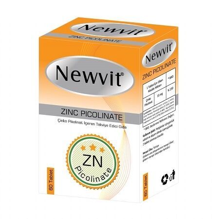 Newvit Çinko Pikolinat 60 Tablet