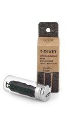 T-Brush Activated Charcoal  Cam Şişe Diş İpi