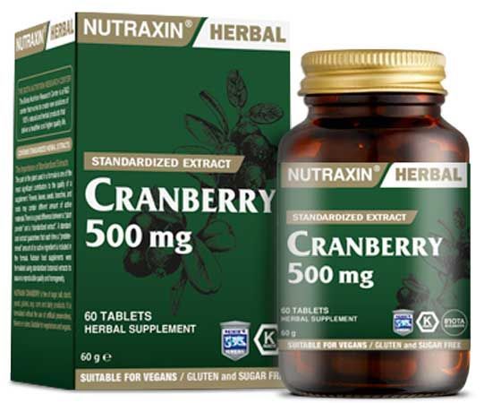 Nutraxin Cranberry 500 MG 60 Tablet