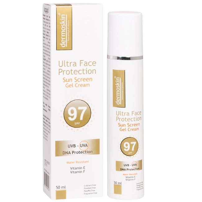 Dermoskin Ultra Face Protection SPF 97 Sun Screen Gel Cream 50 ml
