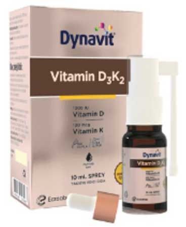 Dynavit Vitamin D3K2 Takviye Edici Gıda Sprey 10 ml