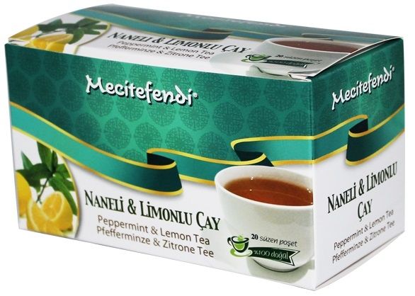 Mecitefendi Nane ve Limonlu Çay (Süzen Poşet 20 lı)