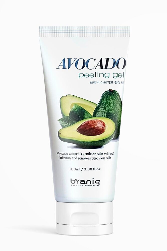 Branig Hassas ve Akneli Ciltler İçin Ölü Deri Soyucu Avocado Peeling Jel 100 ml