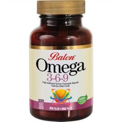 Balen Omega 3-6-9 Yumuşak Kapsül 1200 mg 60 Kapsül