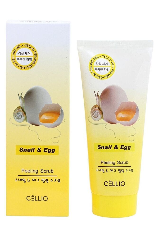 DR.Cellio Gözenek Temizleyici Ve Küçültücü Leke Açıcı Snail Egg Peeling Scrub 180 ml