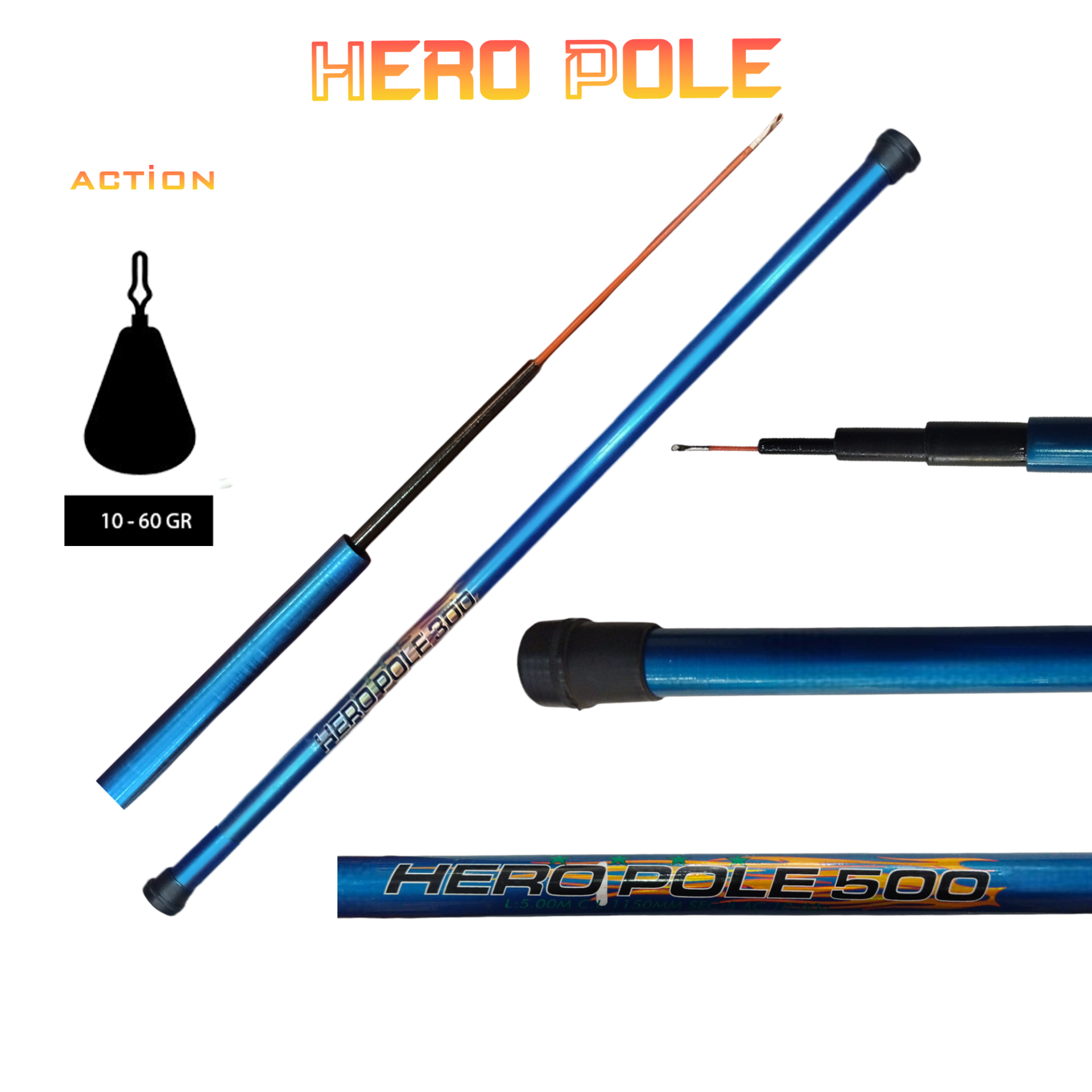 Oskar Hero Pole Göl Kamışı 700cm
