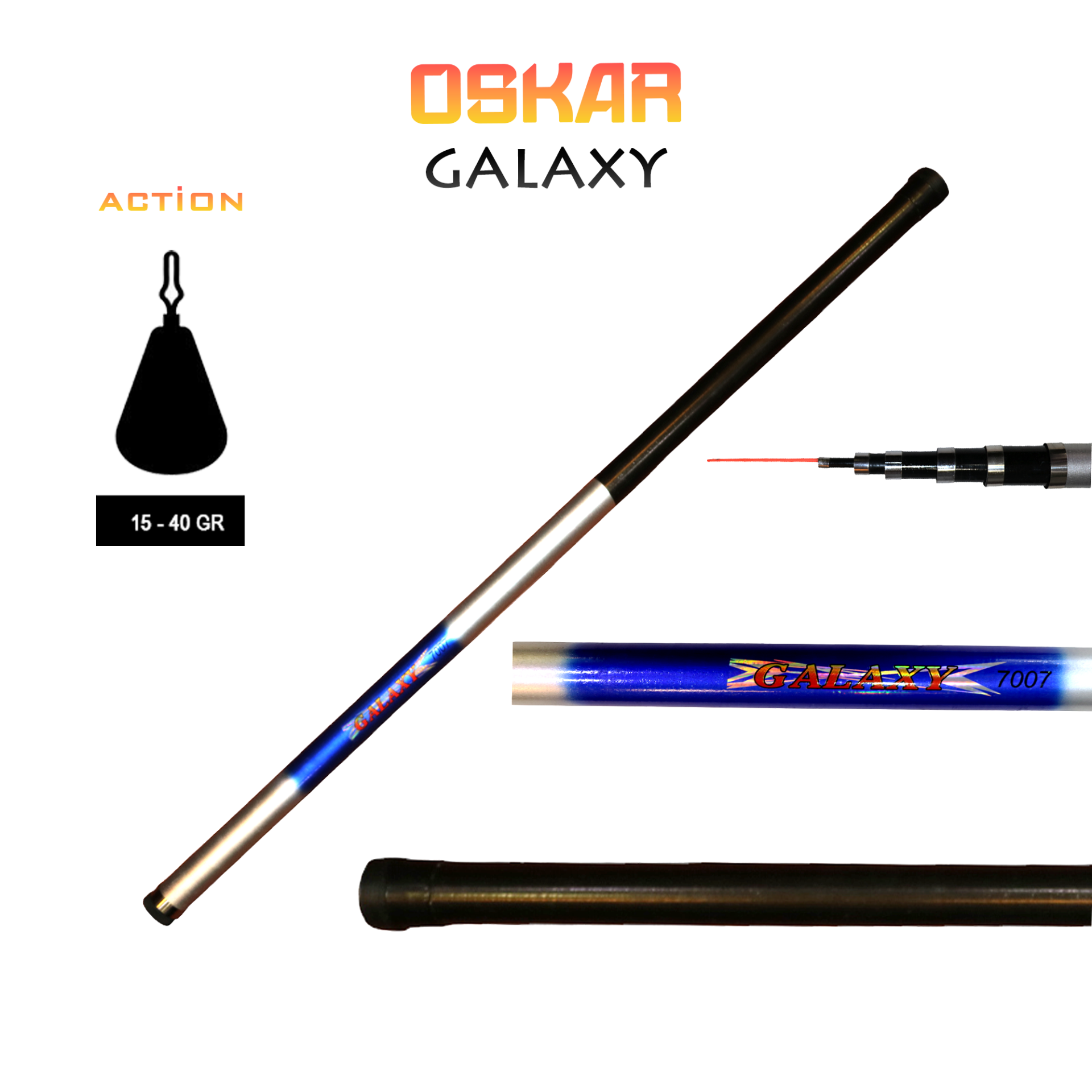 Oskar Galaxy Bilezikli Göl Kamışı 600cm