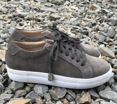 Gri Süet Deri Sneaker