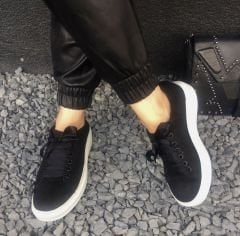 Siyah Nubuk Sneaker
