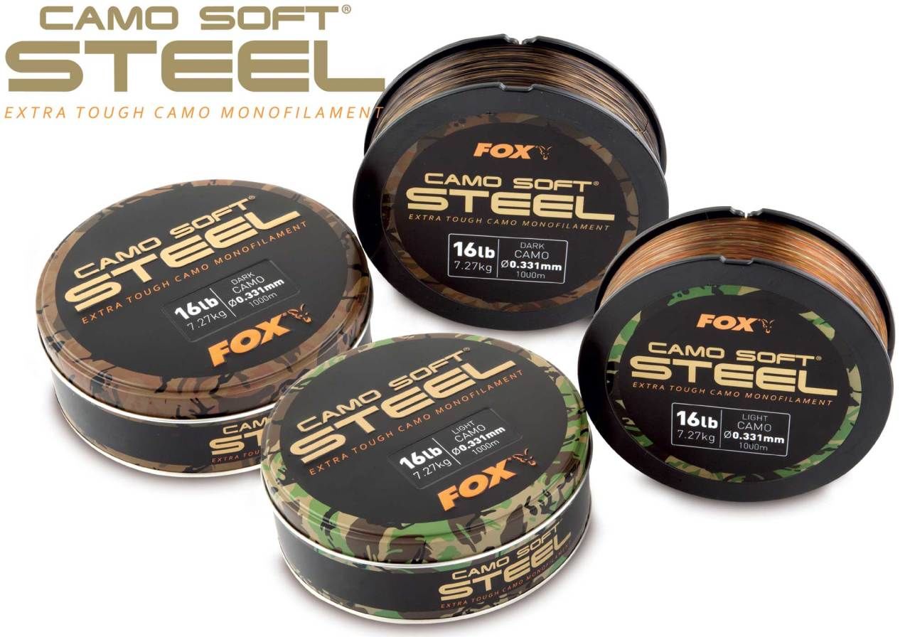 Fox Camo Soft Steel - Light Camo 0.350Mm 18Lb - Sazan Misinası